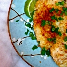 easy, healthy baked fish with crunchy crumbs