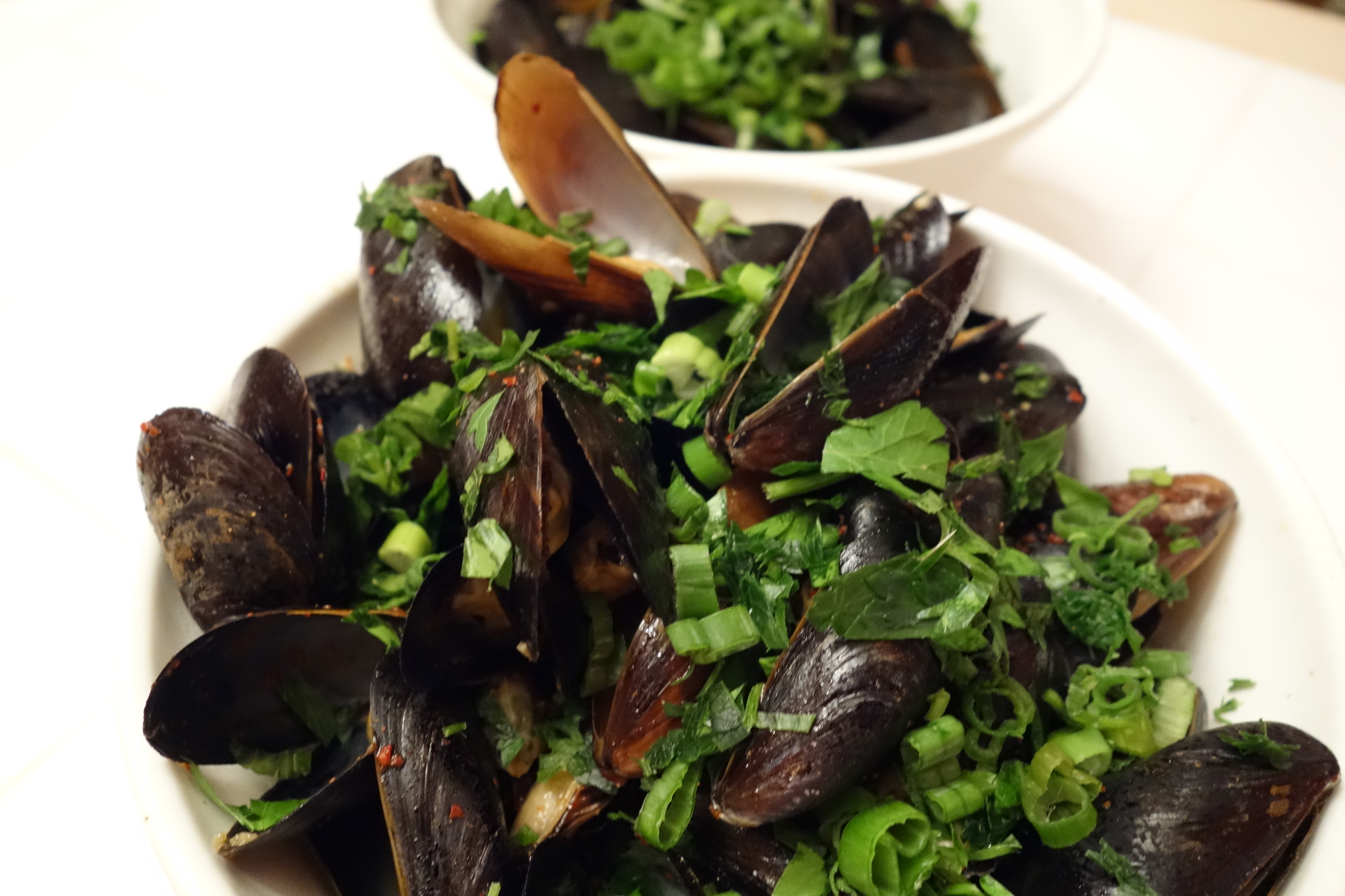 korean-style mussels in spicy broth. :: by radish*rose