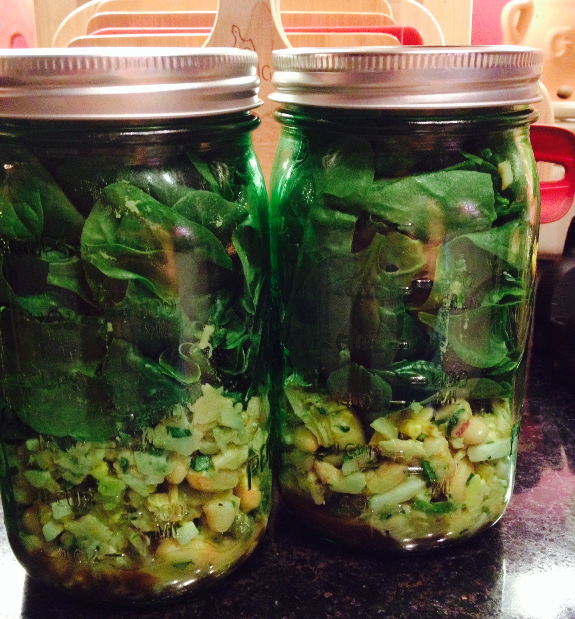 salad jars :: by radish*rose