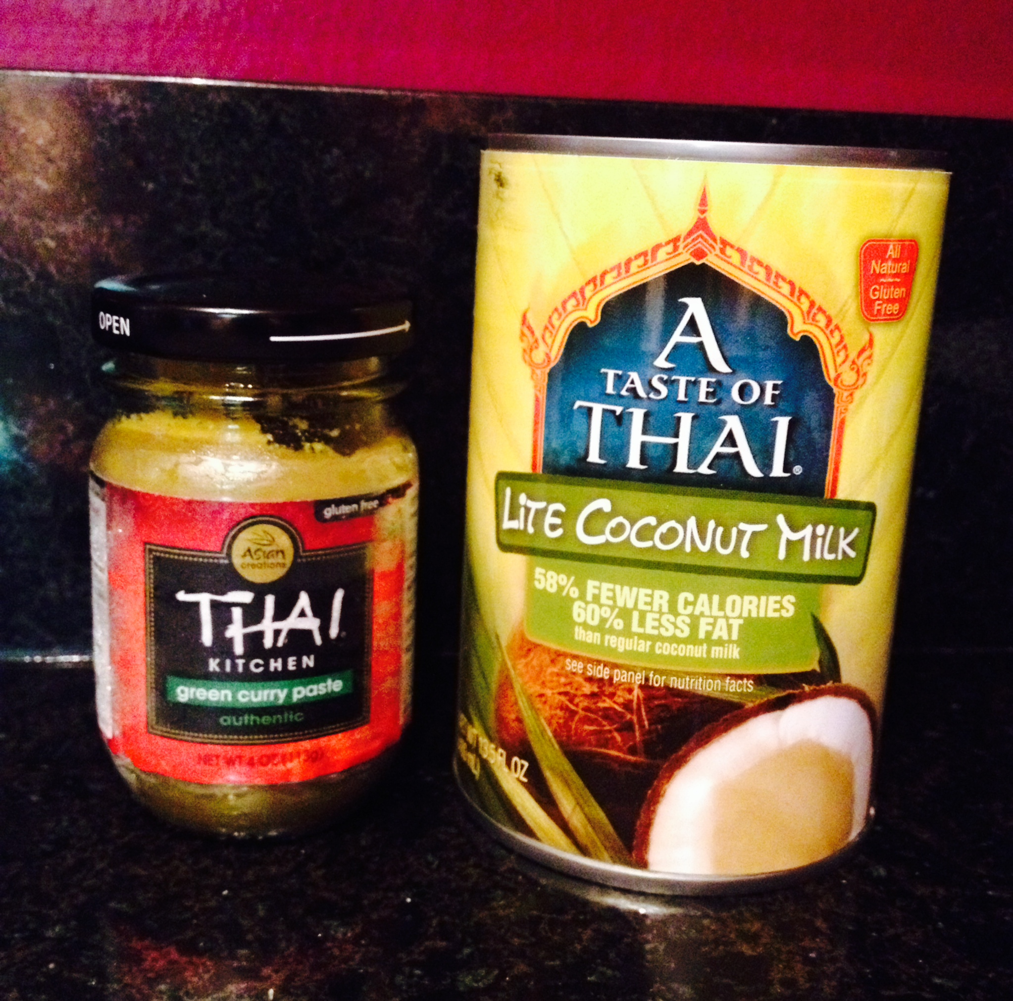 thai curry paste and coconut milk :: by radish*rose