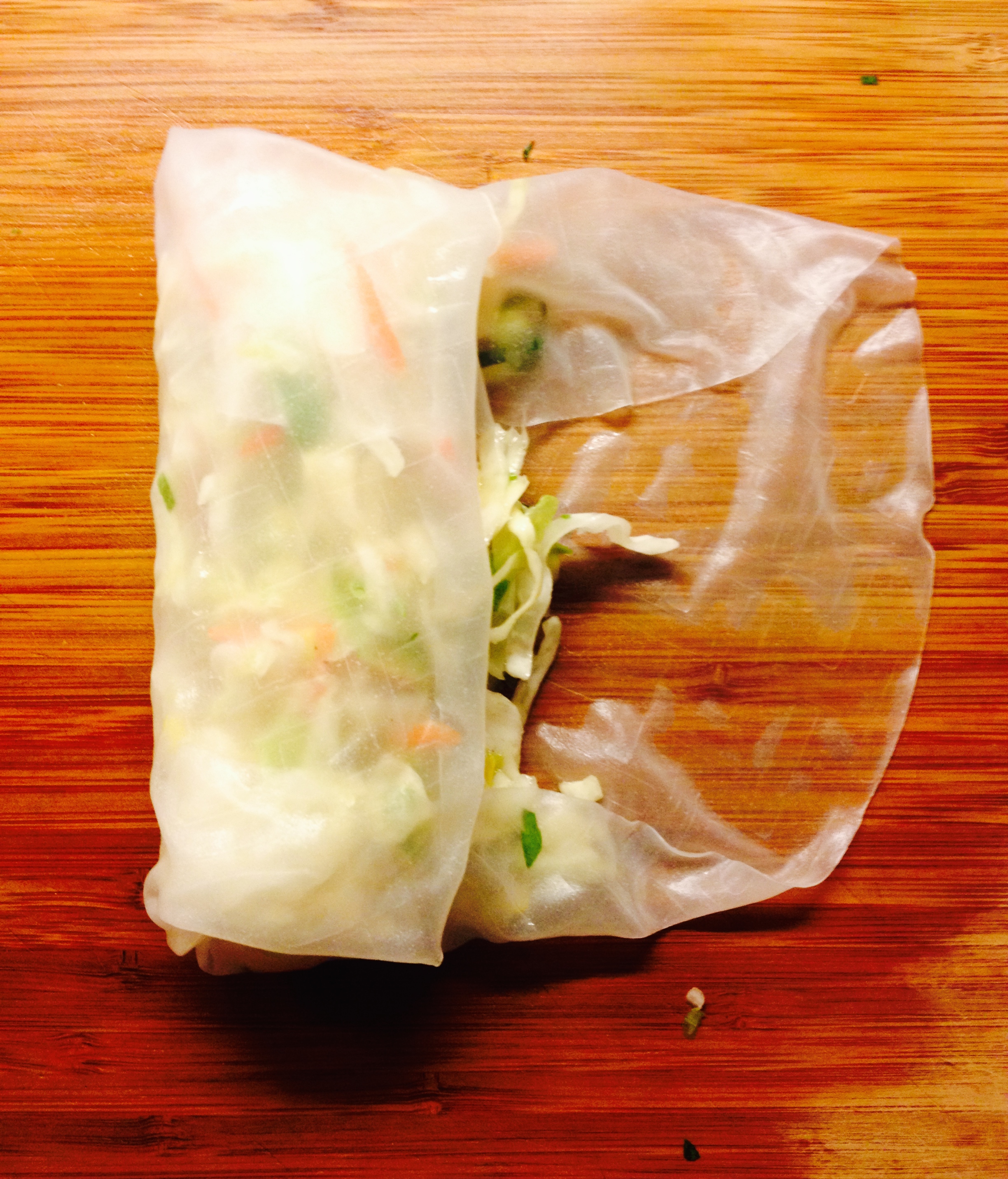 refreshing shrimp and ginger spring rolls step 3 :: by radish*rose