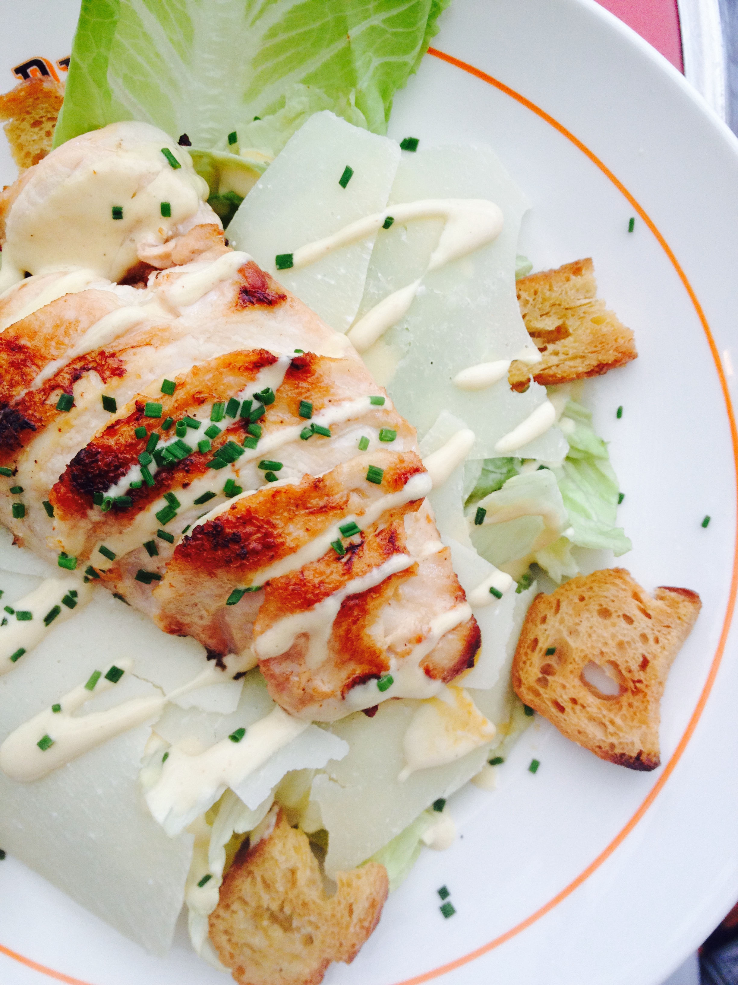 parisian caesar salad with chicken :: by radish*rose