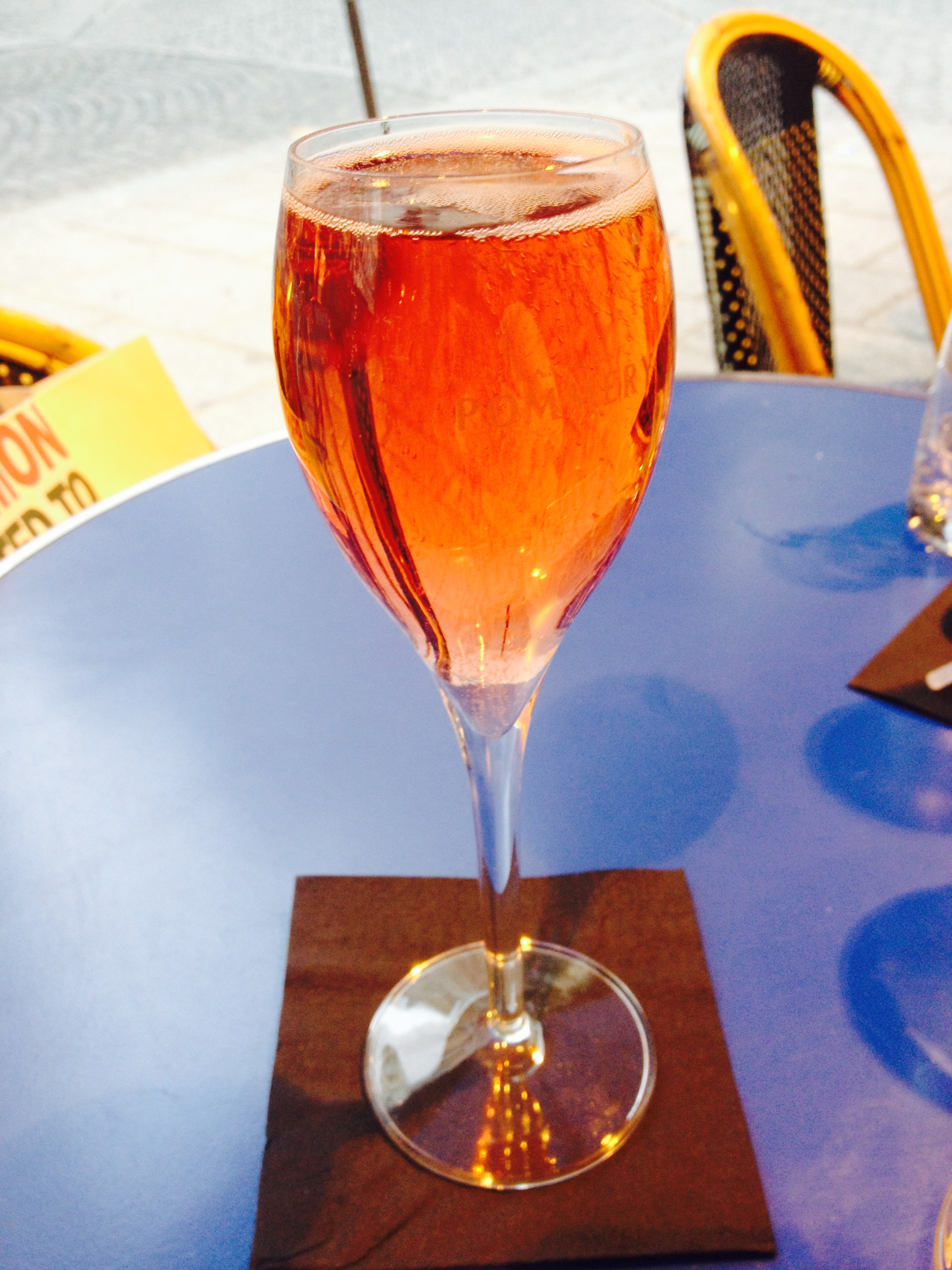 kir royale at french cafe :: by radish*rose