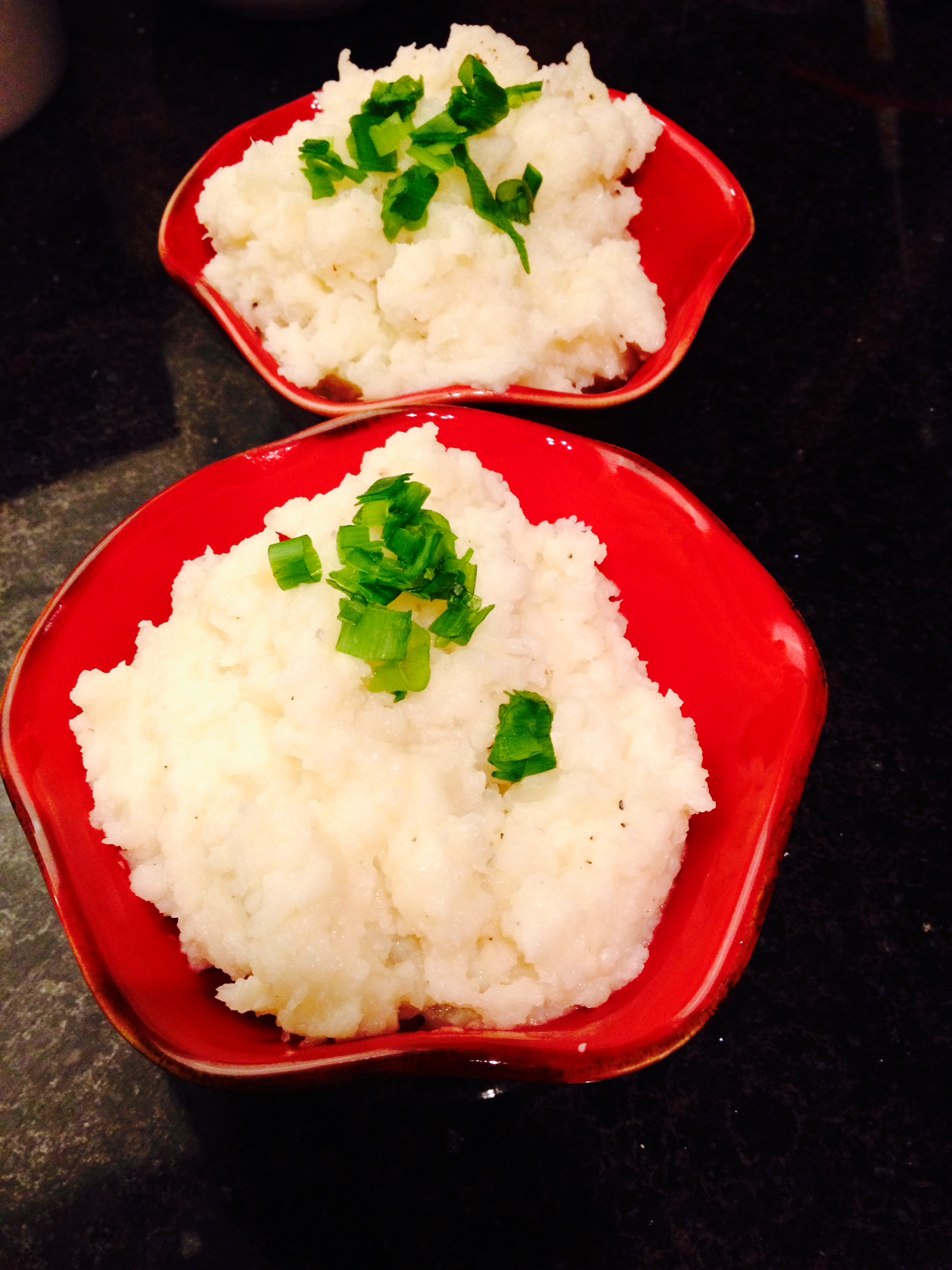 cauliflower mash with parmesan, garlic and butter :: by radish*rose