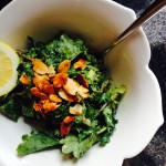 addictive avocado-lemon kale salad