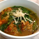 healthy vegetarian italian wedding soup