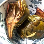 simple roasted artichokes