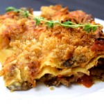 truffle thyme mushroom lasagna