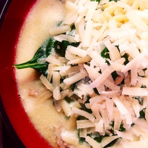 garlic spinach soup - radish*rose