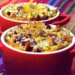 pumpkin casserole with crunchy pecan topping
