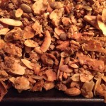 salty sweet maple granola