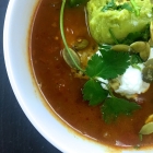 spicy vegan slow cooker tortilla soup