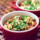 eggplant chickpea bake with feta and pine nuts