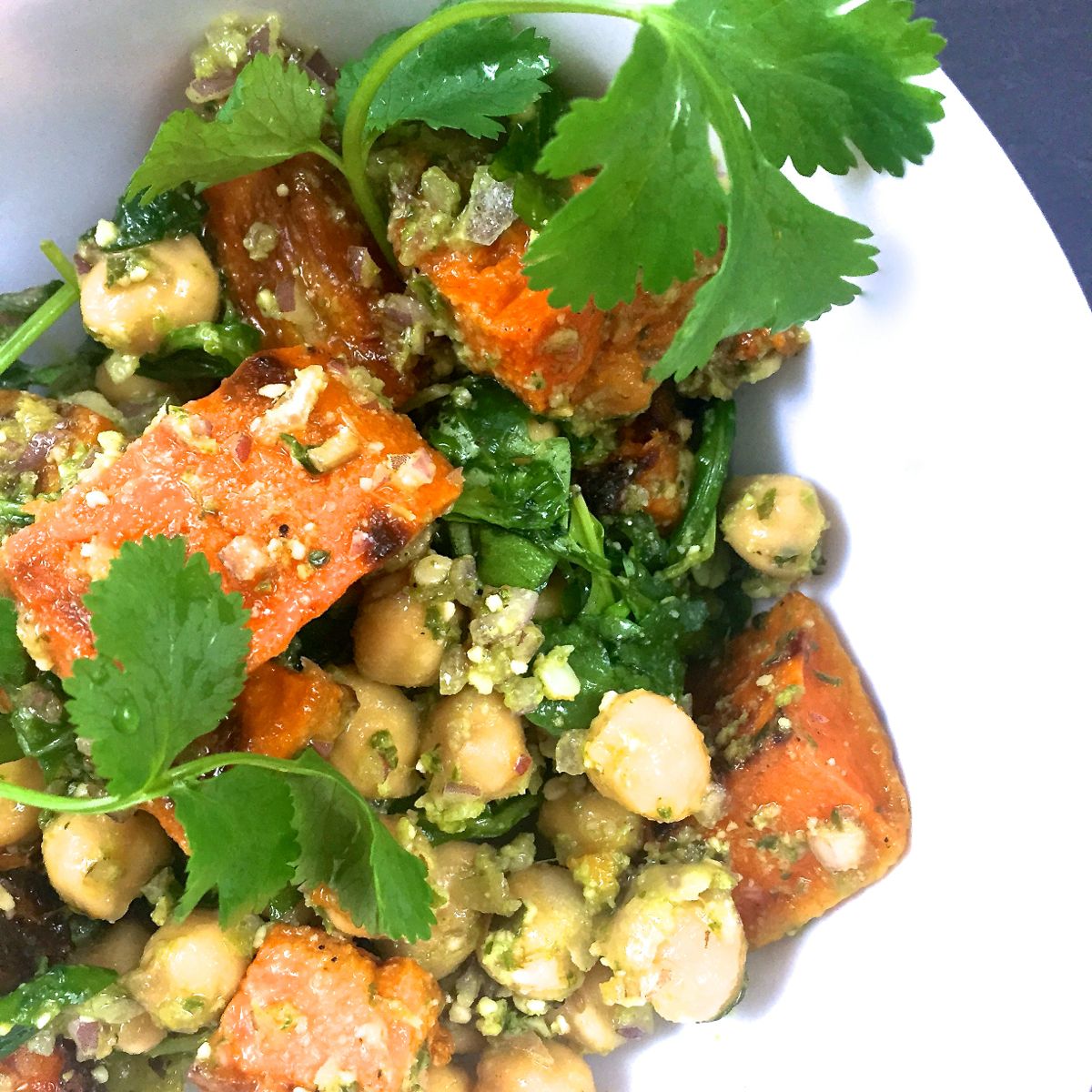 roasted butternut squash and chickpea salad :: by radish*rose
